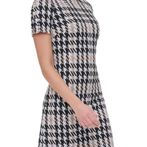 Tommy Hilfiger Houndstooth-Print A-Line Dress Size 12 - Picture 7 of 7